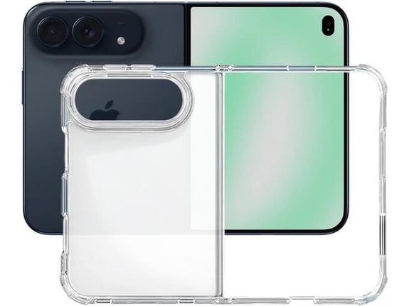 CHAMELEON ovitek za gumiran Apple iPhone Duo, prozoren svetleč