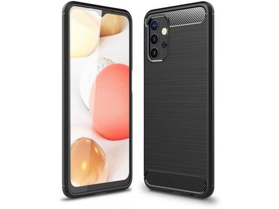 HAVANA silikonski ovitek za Samsung Galaxy A14, mat karbonska črna