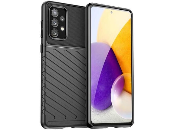 ONASI silikonski ovitek Thunder Armor za Samsung Galaxy A54, črna