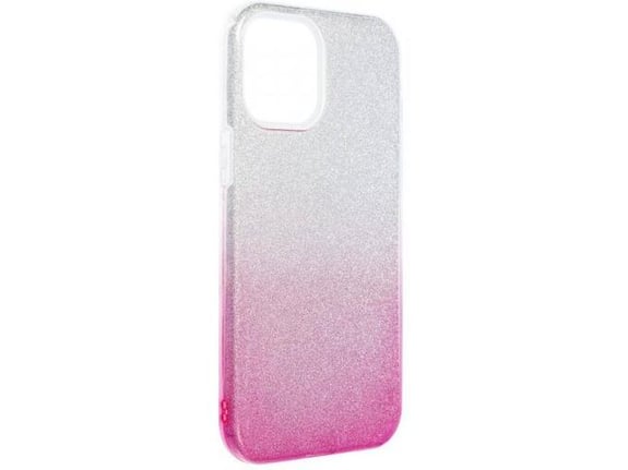 ONASI silikonski ovitek Bling 2v1 za Samsung Galaxy A34, srebrno roza