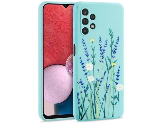 ONASI silikonski ovitek Liquid Pomlad za Samsung Galaxy A14, moder