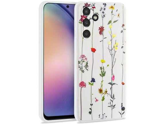 ONASI silikonski ovitek Liquid Pomlad za Samsung Galaxy A14, bela