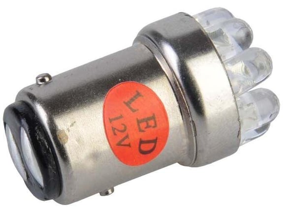 CABLETECH žarnica G18,5 9LED, 12 V, rdeča, ZAR0084