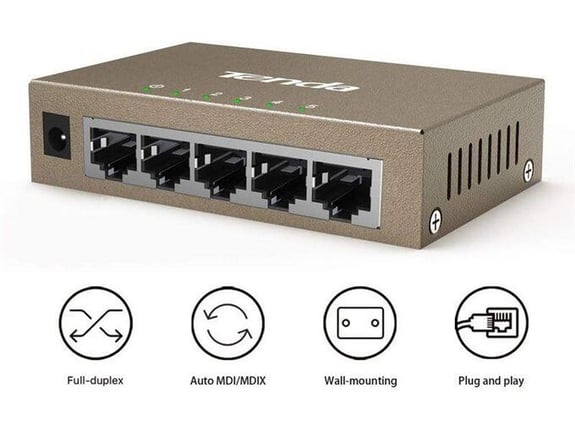 TENDA mrežno stikalo TEG1005D, 5-port