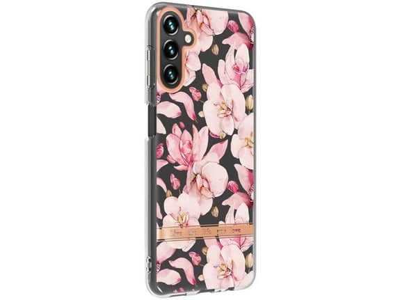 CHAMELEON ovitek za gumiran Flowers Samsung Galaxy A14 4G/5G, roza