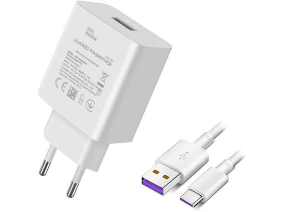 HUAWEI / Honor original hišni polnilec 4A 40W (SUPER CHARGE) HW-100400E01 s kablom Type C HL-1289 5A - original