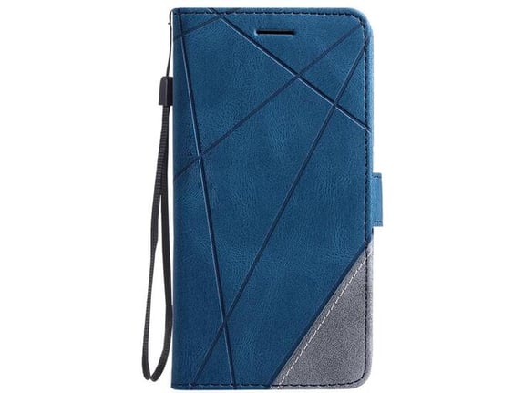 Chameleon Samsung Galaxy A34 5G - Preklopna torbica (WLGO-Lines) - modra