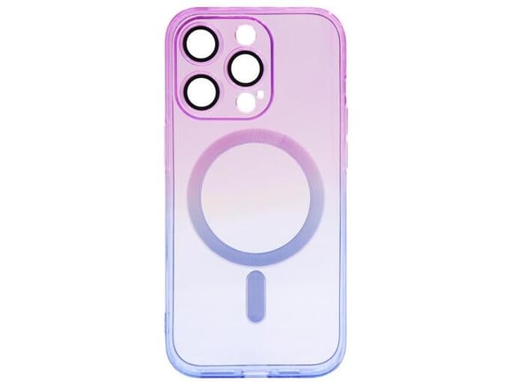 CHAMELEON ovitek za gumiran TPU Magnetic MagSafe Apple iPhone 13 Pro, ombre vijoličen-moder