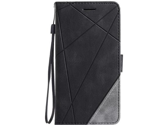 Chameleon Xiaomi Redmi 12C - Preklopna torbica (WLGO-Lines) - črna