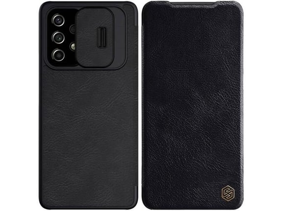 NILLKIN preklopna torbica QIN Pro z zaščito kamere za Samsung Galaxy A54 - črna
