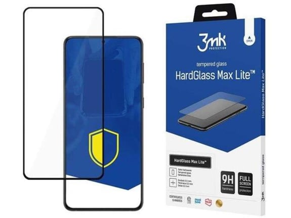 3MK zaščitno steklo Hard Glass Lite za Xiaomi Redmi Note 12 5G - Full screen / Full glue