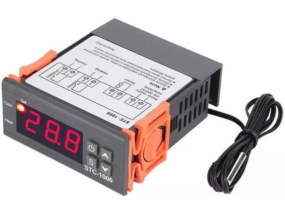 KEMOT regulator ogrevanja žični LCD STC-1000 RT-4045