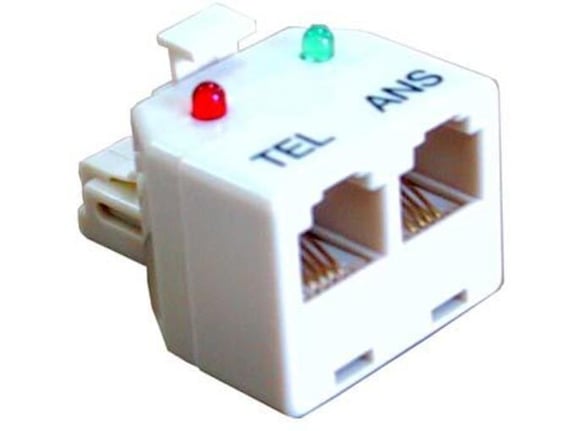 CABLETECH telefonski razdelilec 1xM/2xŽ, kontaktne linije 6/4 PA6