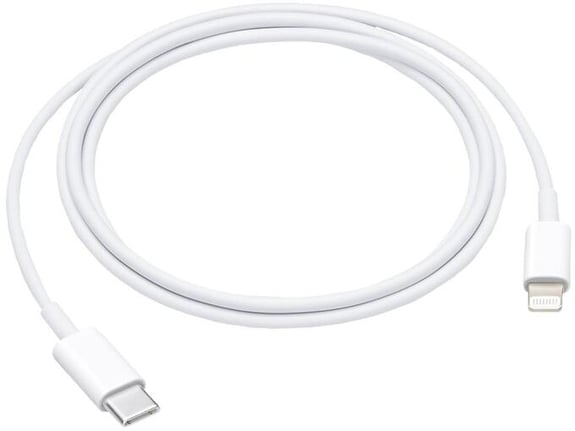 Apple Original Apple USB-C na Lightning kabel (1m) - podatkovni in polnilni kabel - bel