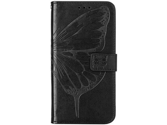 Chameleon Samsung Galaxy A34 5G - Preklopna torbica (WLGO-Butterfly) - črna