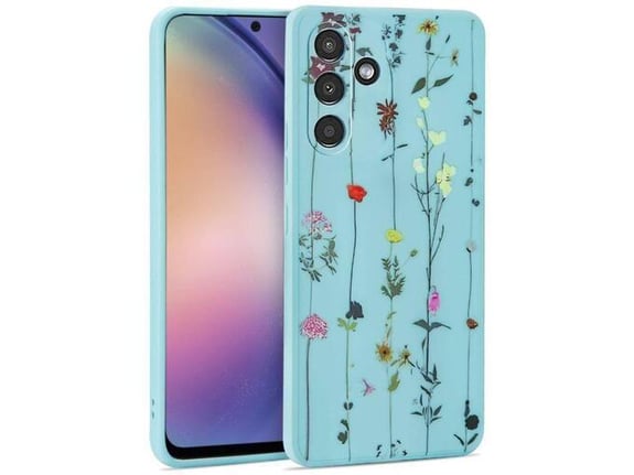 ONASI silikonski ovitek Liquid za Samsung Galaxy A54, moder