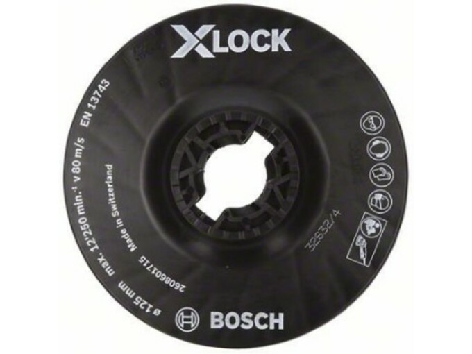 BOSCH PROFESSIONAL podporni krožnik X-LOCK Medium P80 125mm 2608601715