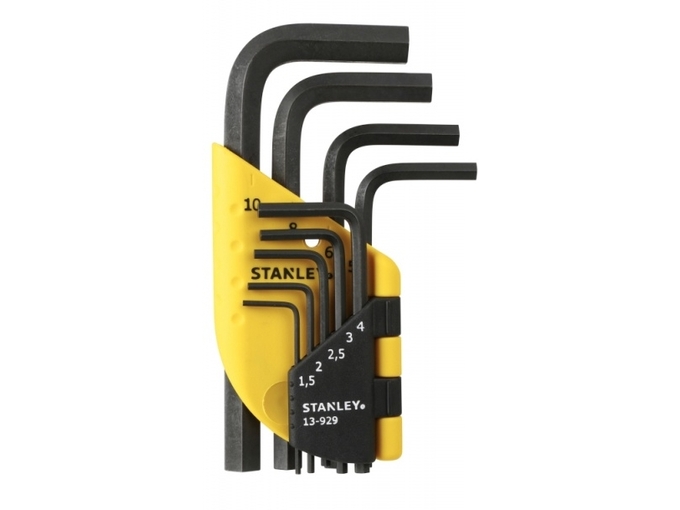STANLEY 10-delna garnitura inbus ključev 1-13-929, 1.5-10mm