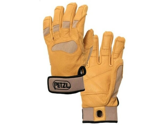 PETZL ojačane rokavice za spust in delo z vrvmi CORDEX PLUS K53 XT, M svetlo rjava