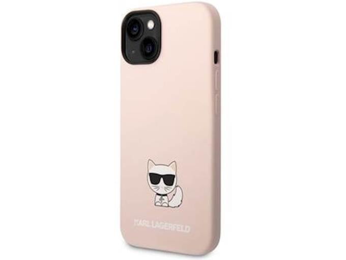 KARL LAGERFELD Silicon Choup. Iphone 14 Plus Pink KLHCP14MSLCTPI