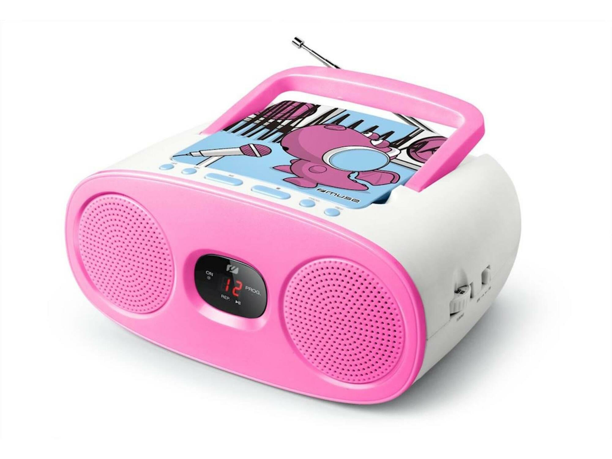 MUSE prenosni radio M-20 KDG, roza