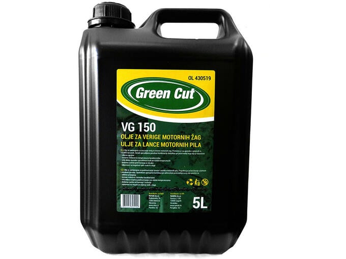 GREEN CUT mineralno olje za verige motornih žag 5 l VG150 OL 430519