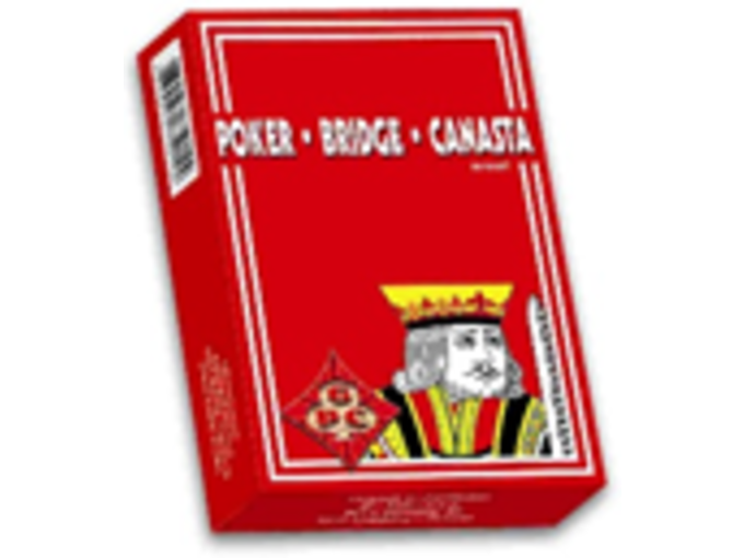 PIATNIK Karte Poker Rdeče