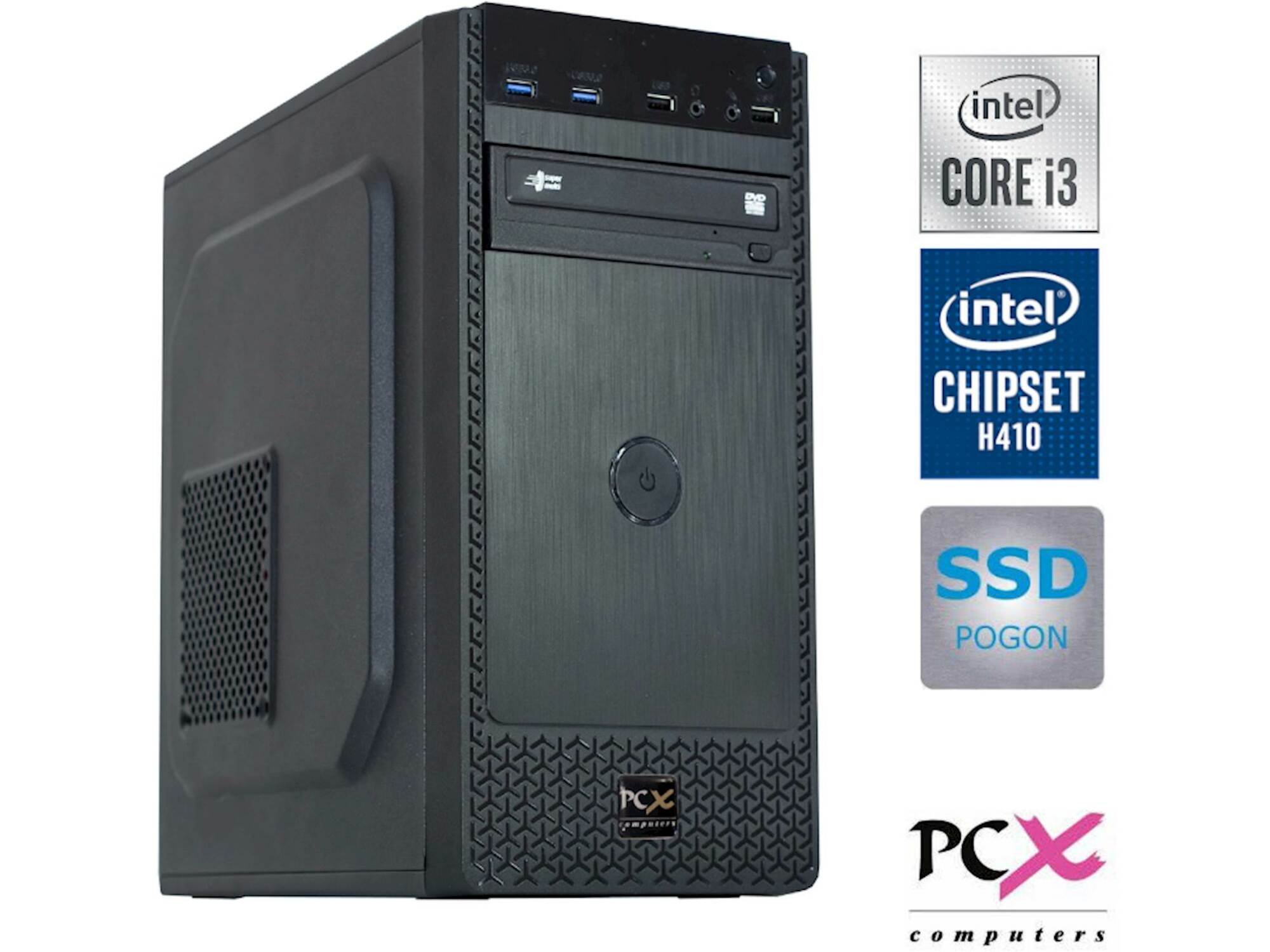 Pcx Namizni računalnik EXAM i3-10100/8GB/SSD 240GB/HD630 PCX EXAM G2410
