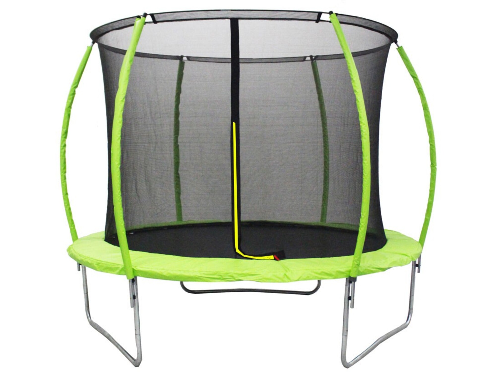 LEGONI trampolin z zaščitno mrežo Space TL21S-425GR, 425 cm, zelena