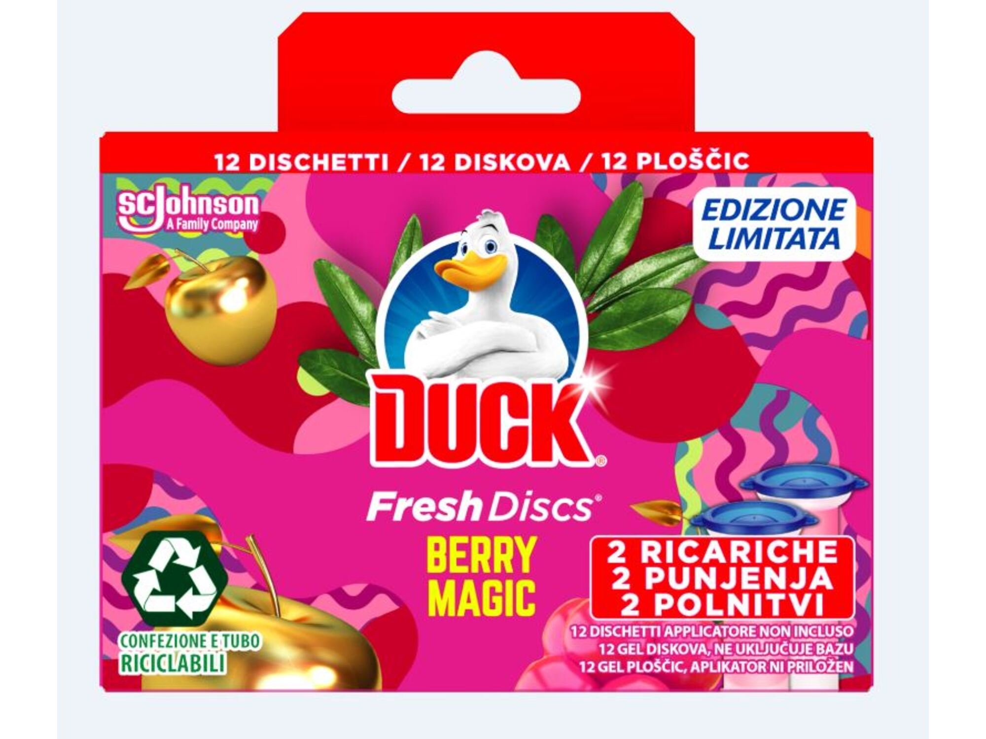 DUCK fresh discs dvojno pol berry magic 72ML