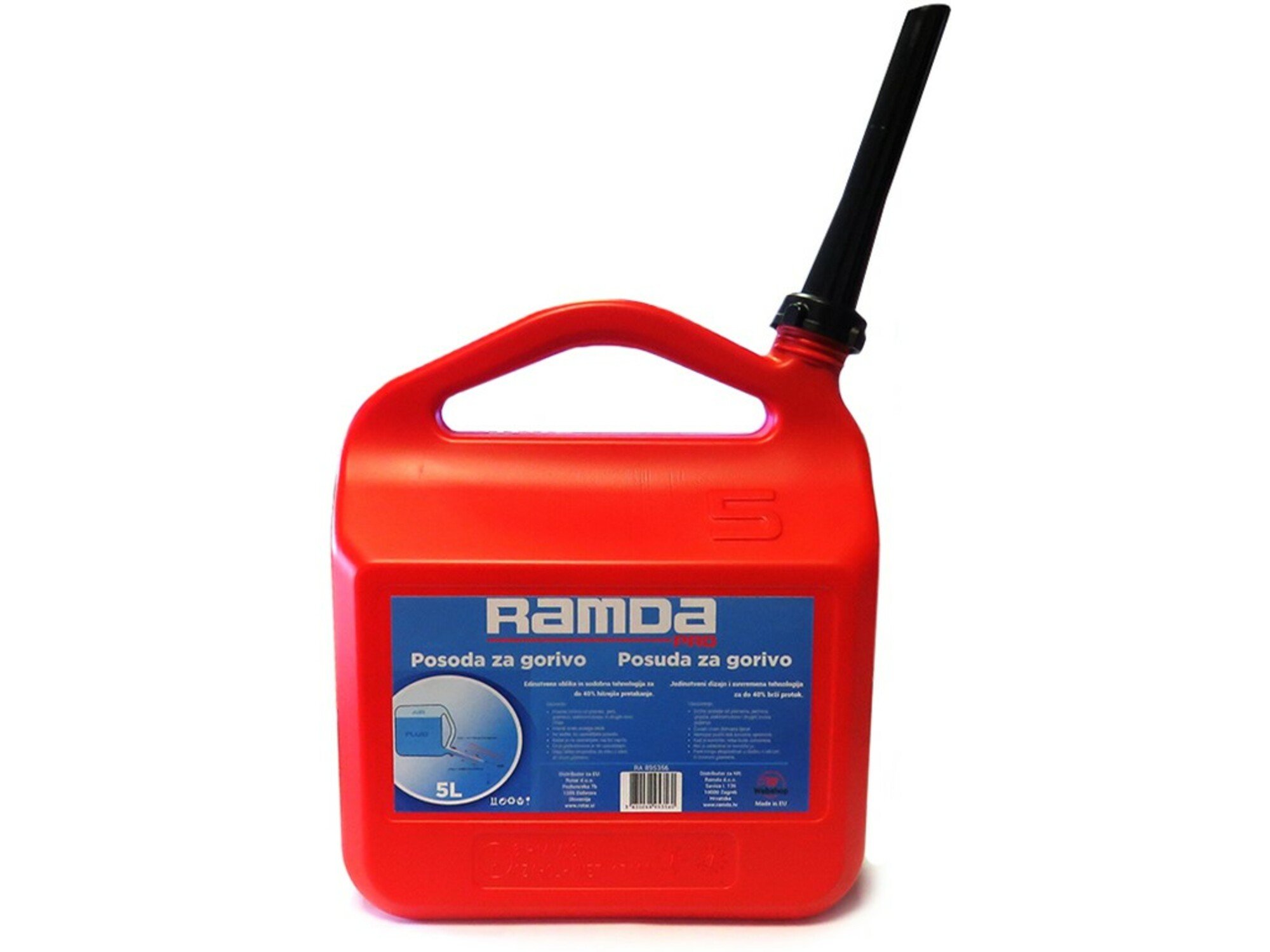 RAMDA posoda za gorivo 5lit s tulcem za nalivanje RA 895356