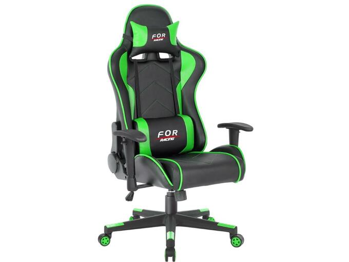 GENT gaming stol KELT črno-zelen
