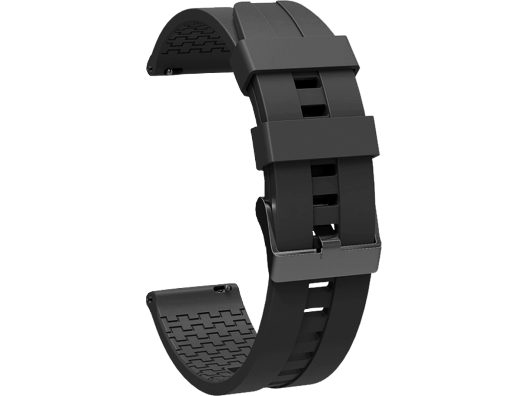 Chameleon Silikonski pašček za uro (22mm) - črn