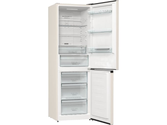 GORENJE prostostoječi hladilnik z zamrzovalnikom spodaj NRK6192AC4 capuccino