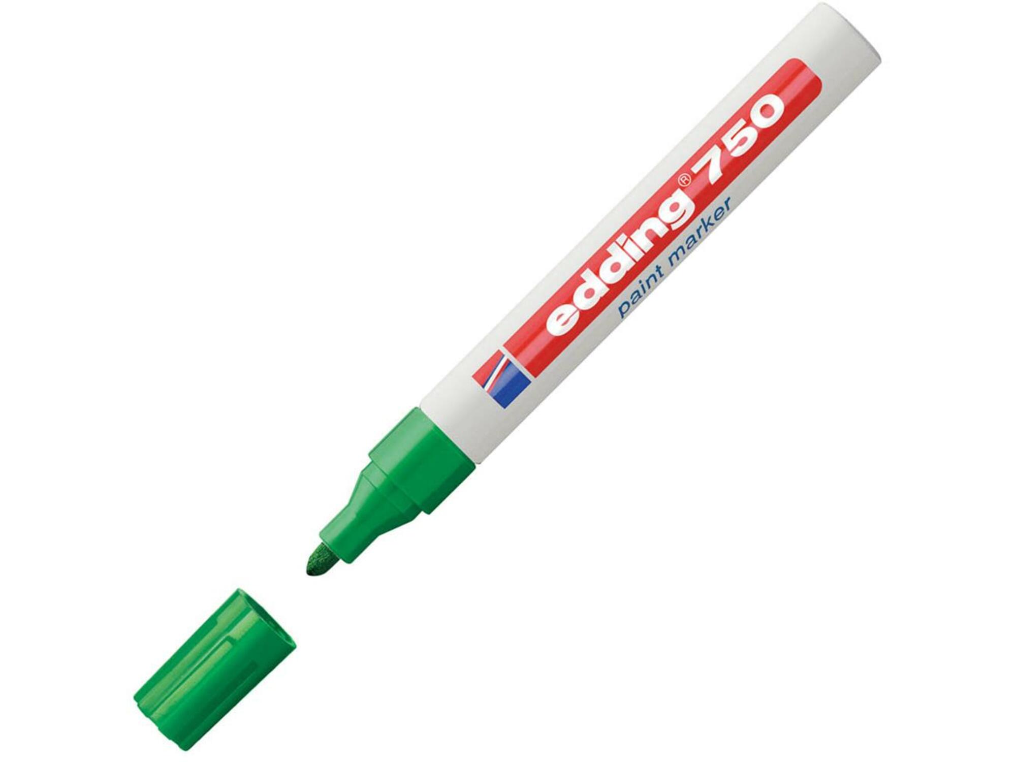 EDDING marker z lakom EDE750004 E-750, 2-4 mm, zelen 10 KOS