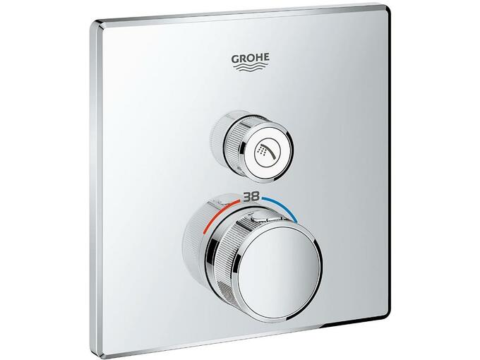 GROHE kopalniška termostatska armatura za tuš Grohtherm SmartControl 29123000 1 iztok