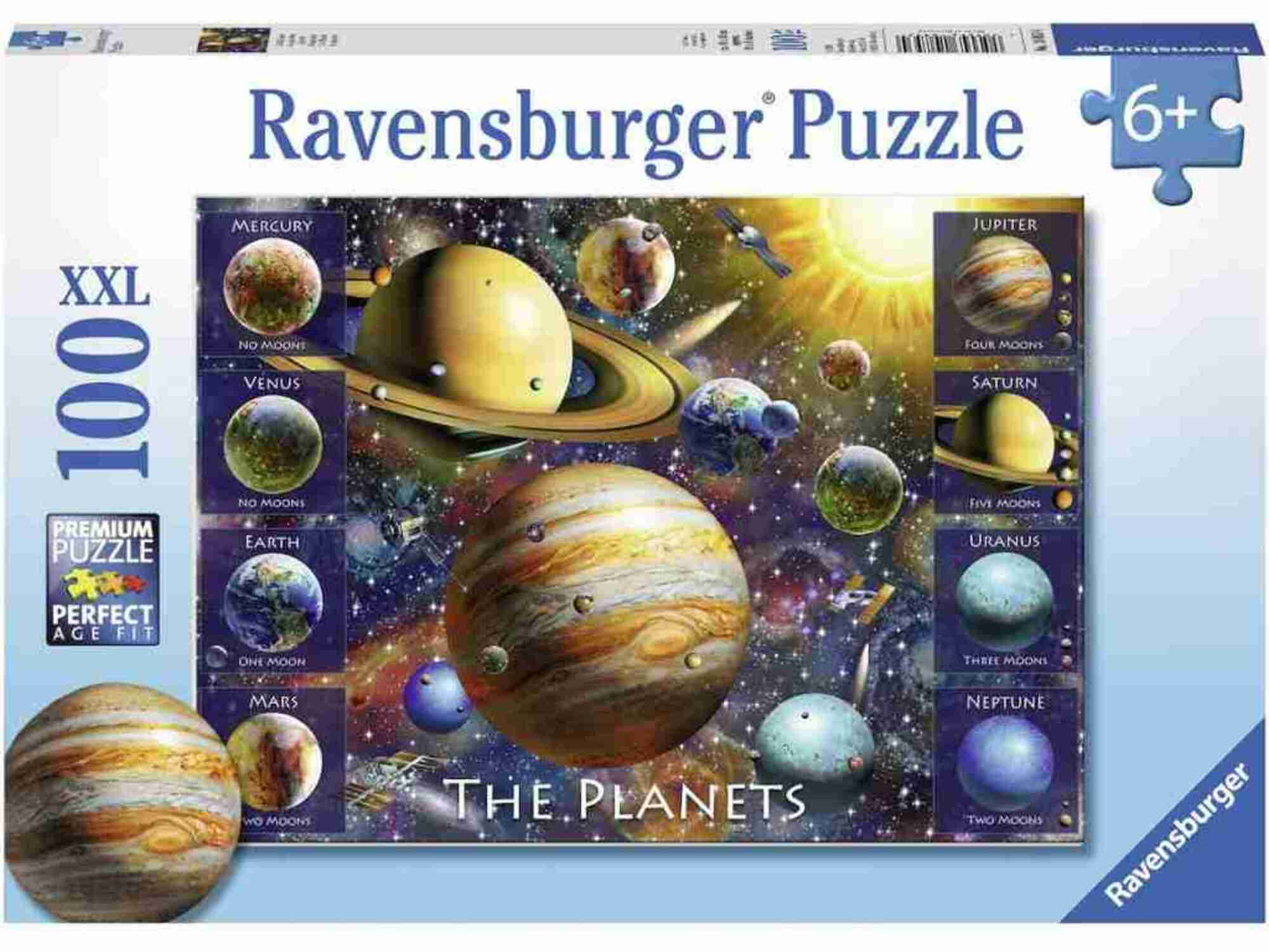RAVENSBURGER 100 delna sestavljanka Planeti 108534