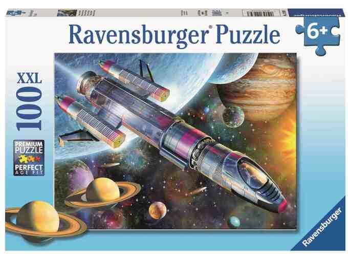 RAVENSBURGER 100 delna sestavljanka Misija v vesolje noč 12939
