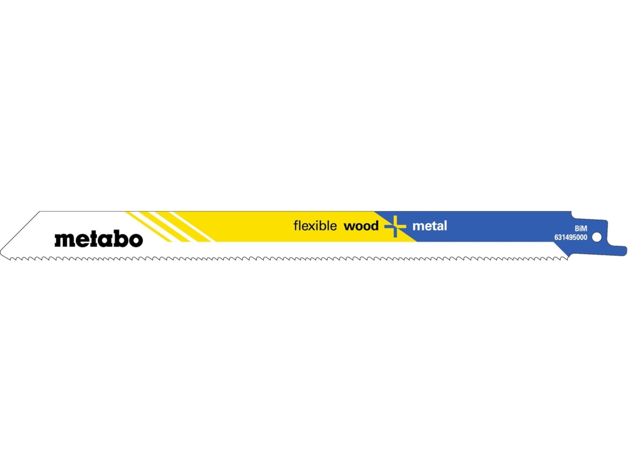 METABO 100-delni set listov za sabljaste žage FLEXIBLE WOOD + METAL 225 X 0,9mm 625494000