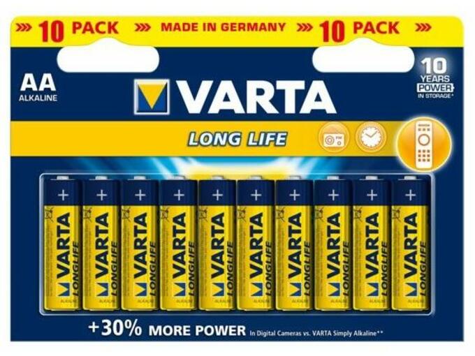 VARTA baterije LONGLIFE EXTRA AA/LR6 10/1 04106101461