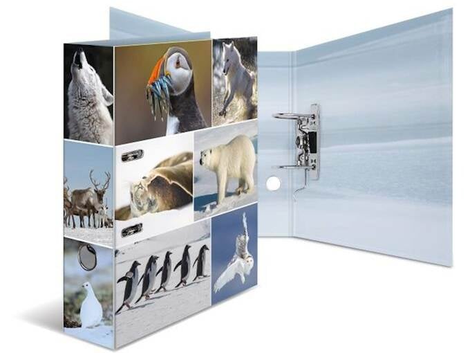 HERMA Registrator animals, a4, 70 mm, ledeni svet HER7204