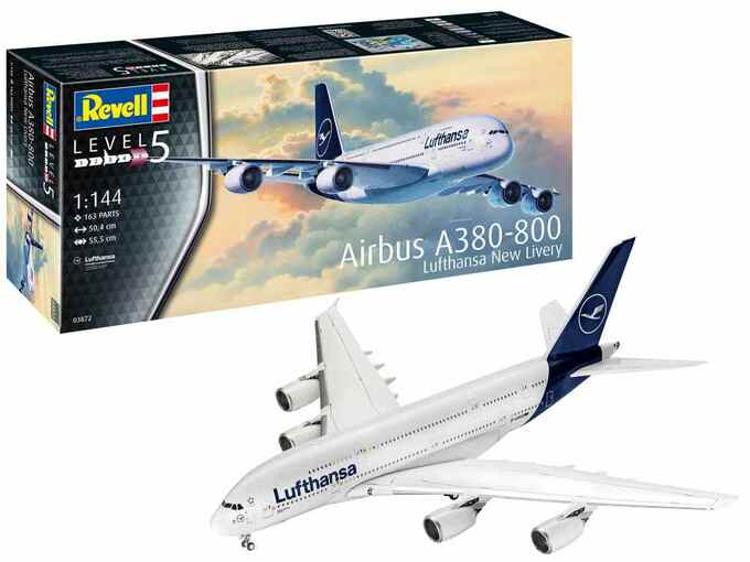 REVELL model letala Airbus A380-800 Lufthansa New Livery 03872
