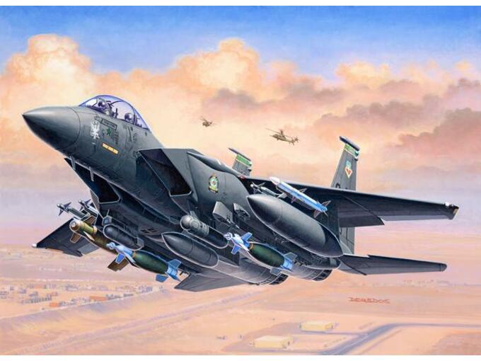 REVELL model letala 1:144 03972 F-15E Strike Eagle & Bombs