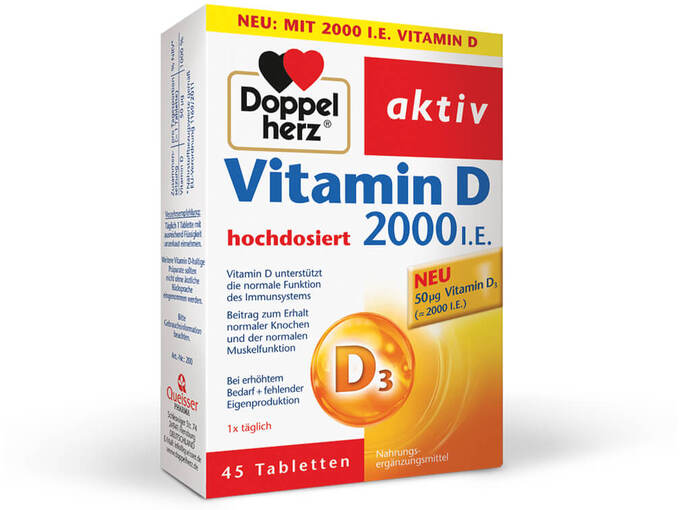Doppelherz Aktiv Vitamin D3 2000 I.E. EXTRA