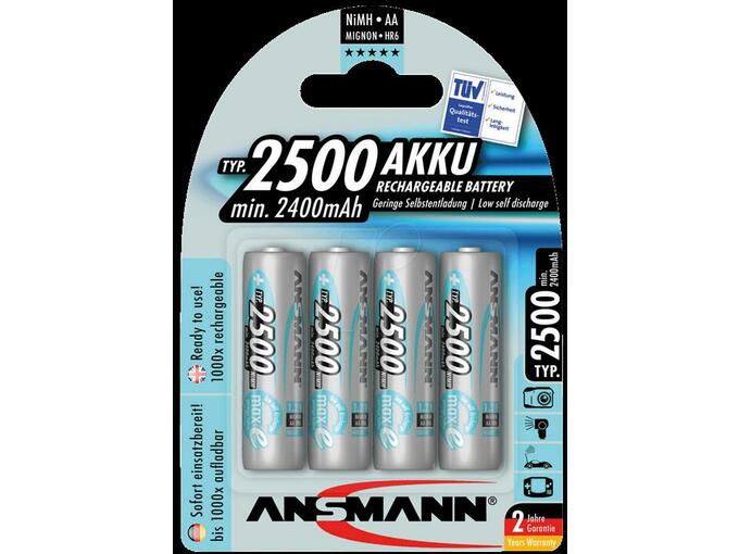 ANSMANN polnilna baterija MaxE LR06 - AA NiMH 4kos
