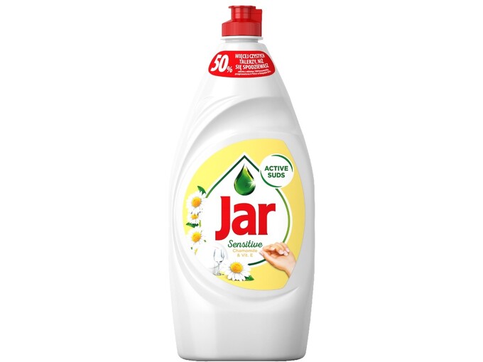 JAR detergent za ročno pomivanje posode, kamilica in vitamin E, 900 ml