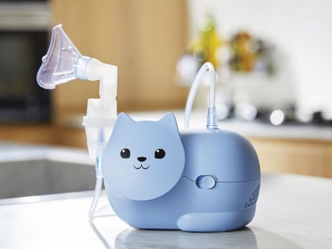 OMRON otroški kompresorski inhalator Nami cat 