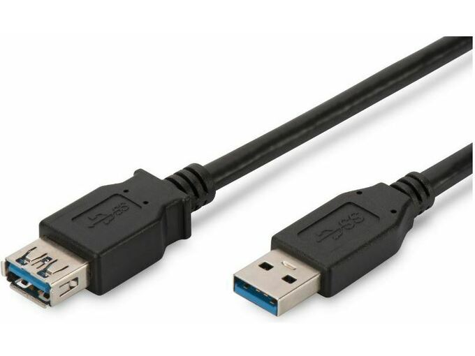 DIGITUS Podaljšek USB 3.0 A-A 1,8m črn Digitus AK-300203-018-S
