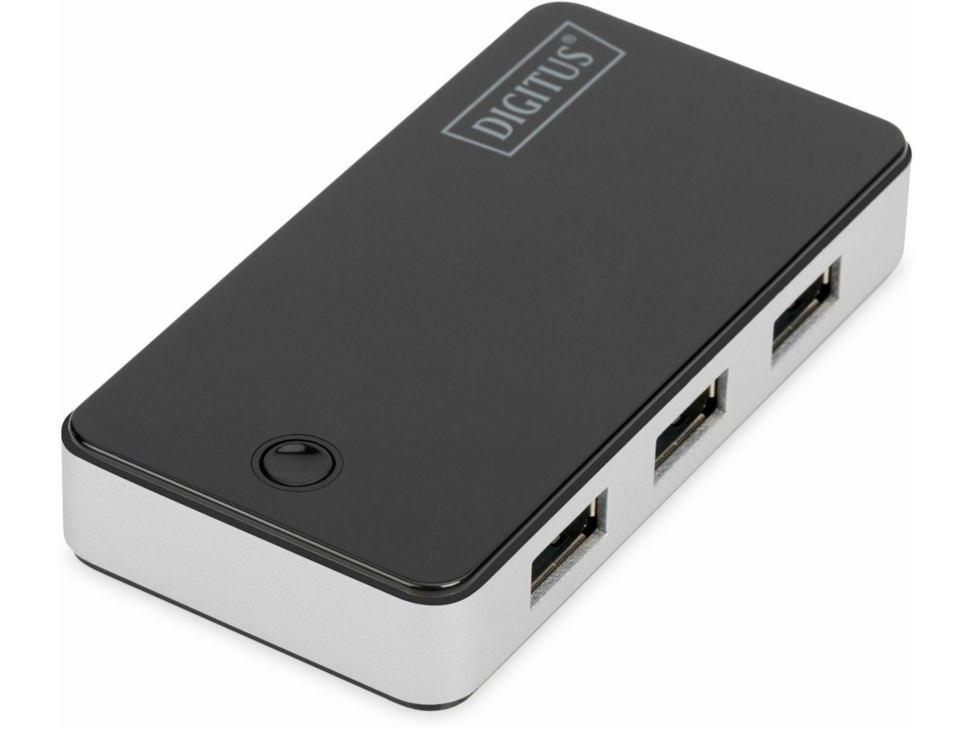 DIGITUS Hub USB 3.0 4xA +AC adapter Digitus črn DA-70231