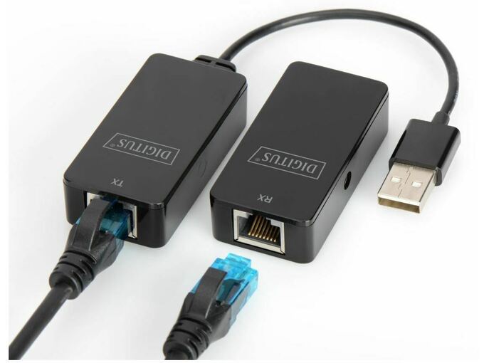 DIGITUS Line extender - USB Cat 5 - do 50m Digitus DA-70141